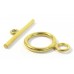 1 Gold Filled 12mm Toggle Clasp