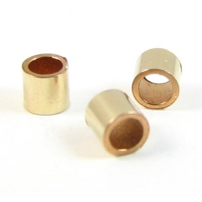 10 14k/20 Gold Filled 2x2mm Crimp Tubes 10 14k/20 Gold Filled 2x2mm Crimp Tubes