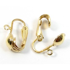 1 Pair 14k/20 Gold Filled Spring Earclips