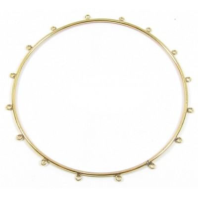 1 14k/20 Gold Filled Beadable Bangle