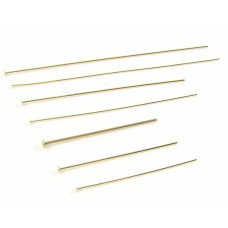 10 14k/20 Gold Filled  0.4 x 25mm Headpins