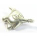 1 Karen Hill Tribe Silver Angelfish Charm with a Hanging Loop