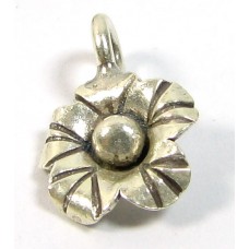 1 Karen Hill Tribe Silver Small Flower Charm