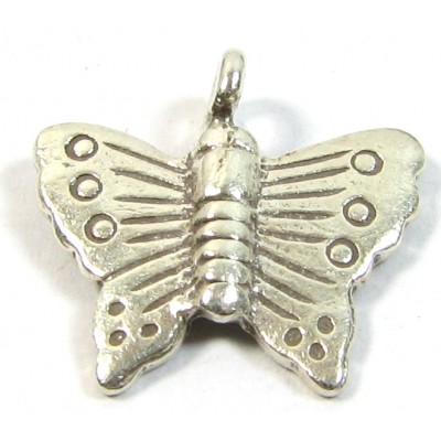 1 Karen Hill Tribe Silver Butterfly Charm