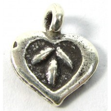 1 Karen Hill Tribe Silver Heart Charm