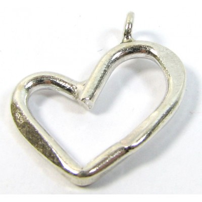 1 Karen Hill Tribe Silver Open Heart Pendant