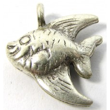 1 Karen Hill Tribe Silver Small AngelFish Charm Pendant