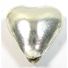 1 Karen Hill Tribe Silver Bright Heart Bead