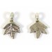 1 Karen Hill Tribe Silver 9mm Leaf Charm
