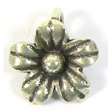 1 Karen Hill Tribe Silver Small Flower Charm