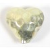 1 Karen Hill Tribe Silver Small Hammered Heart Bead