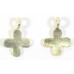 1 Karen Hill Tribe Silver Quatrefoil Charm