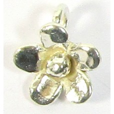 1 Karen Hill Tribe Silver Small Flower Charm