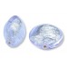 1 Murano Glass Alexandrite Silverfoil 14mm Lentil