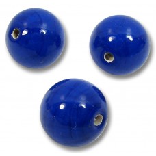 10 Murano Glass Cobalt 10mm Round Beads