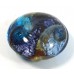 1 Murano Glass Tornado White Goldfoiled 16mm Lentil Bead