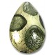 1 Murano Glass Goldfoil Extravagant Black Diamond 28mm Pear Drop