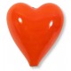 1 Murano Glass Satsuma Orange 20mm Heart