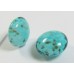 1 Murano Glass Verde Cloud with Aventurine 14mm Lentil Bead