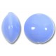 1 Murano Glass Periwinkle 14mm Lentil Bead