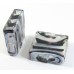 1 Murano Glass Zebra 20mm Square Spangle Bead