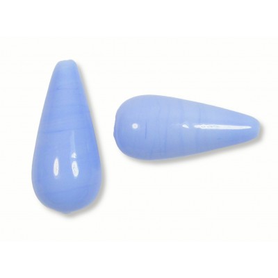 1 Murano Glass Periwinkle 20mm Drop Bead