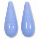 1 Murano Glass Periwinkle 30mm Drop Bead