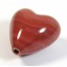 1 Murano Glass Terracota Red 20mm Heart Bead