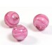 1 Murano Glass Rosa White Core 8mm Round Bead