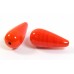 1 Murano Glass Satsuma Orange 20mm Drop Bead