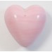 1 Murano Glass Pastel Pink 20mm Heart Bead