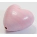1 Murano Glass Pastel Pink 20mm Heart Bead