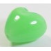 1 Murano Glass Pastel Light Turquoise Blue 20mm Heart Bead