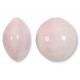 1 Murano Glass Pastel Pink 13mm Lentil Bead
