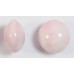 1 Murano Glass Pastel Pink 13mm Lentil Bead