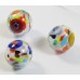 1 Murano Glass Multicoloured with Millefoire 12mm Round Bead