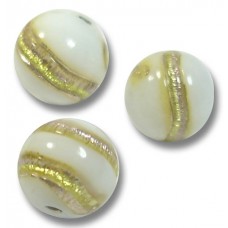 10 Murano Glass 8mm Berries and Lime Round Beads