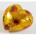 1 Murano Glass Wildcat 20mm Heart Bead