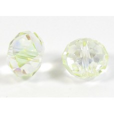 1 Crystal Limoncello AB 12mm Rondelle Bead