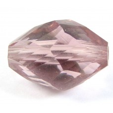 5 Crystal Light Amethyst 8x11mm Faceted Beads