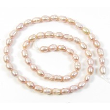 1 Strand Peach 6mm Pearls