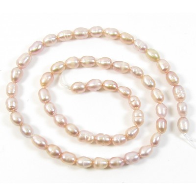 1 Strand Peach 6mm Pearls