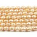 1 Strand Peach Rice Shape Freshwater Pearls