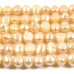 1 Strand Soft Peach Irregular Freshwater Pearls