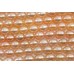1 Strand Peach Rice Shape Freshwater Pearls