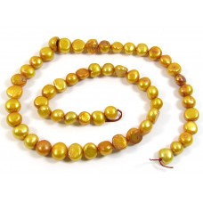 1 Strand Autumn Leaf Potato Shape Freshwater Pearls