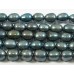 1 Strand Gunmetal Rice Shape Freshwater Pearls approx. 7mm.