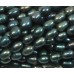 1 Strand Gunmetal Rice Shape Freshwater Pearls approx. 7mm.