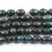 1 Strand Gunmetal Rice Shape Freshwater Pearls approx. 10 mm.