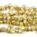 1 Strand Wheat Pale Gold Keshi Cornflake Freshwater Pearls